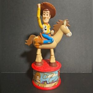 DISNEY PIXAR 1999 TOY STORY 2 WOODY'S ROUNDUP MCDONALD'S CANDY DISPENSER Figure